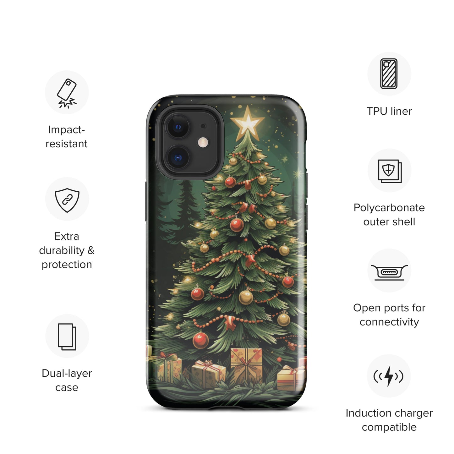 Christmas Tree Tough Case for iPhone®