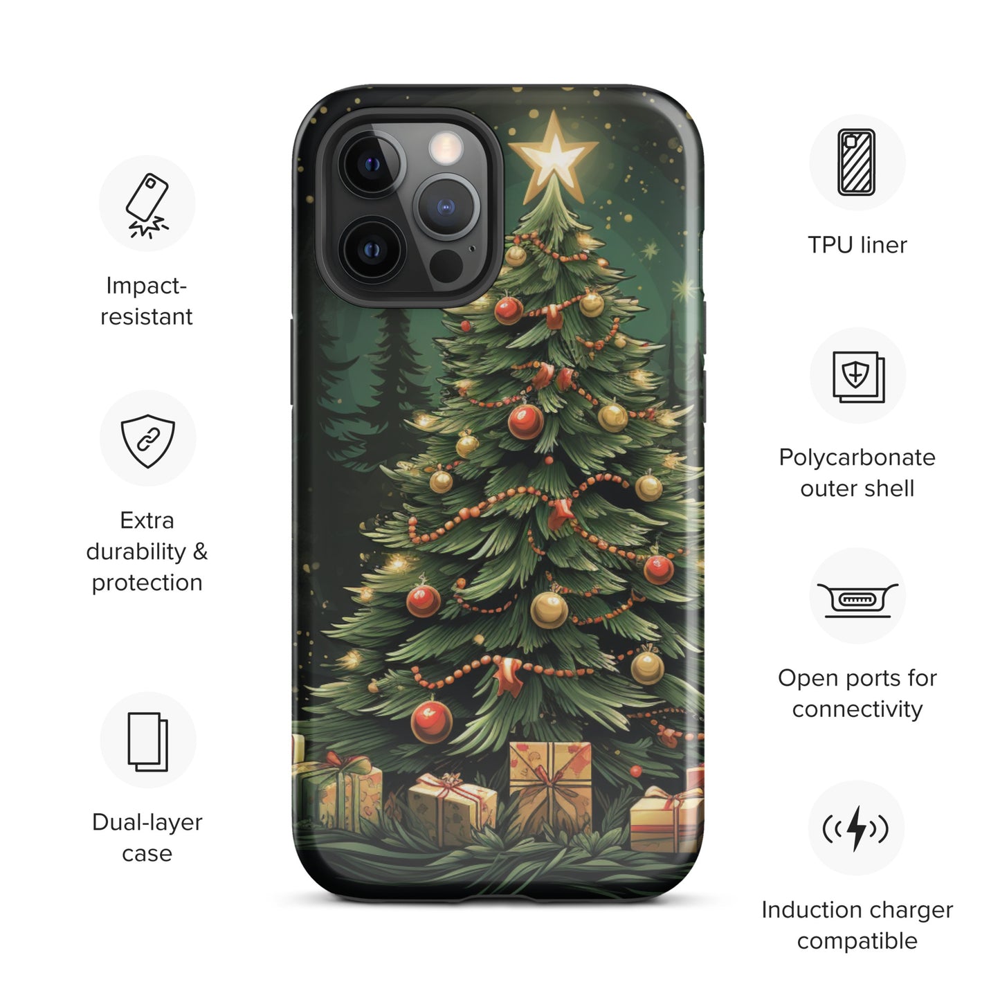 Christmas Tree Tough Case for iPhone®