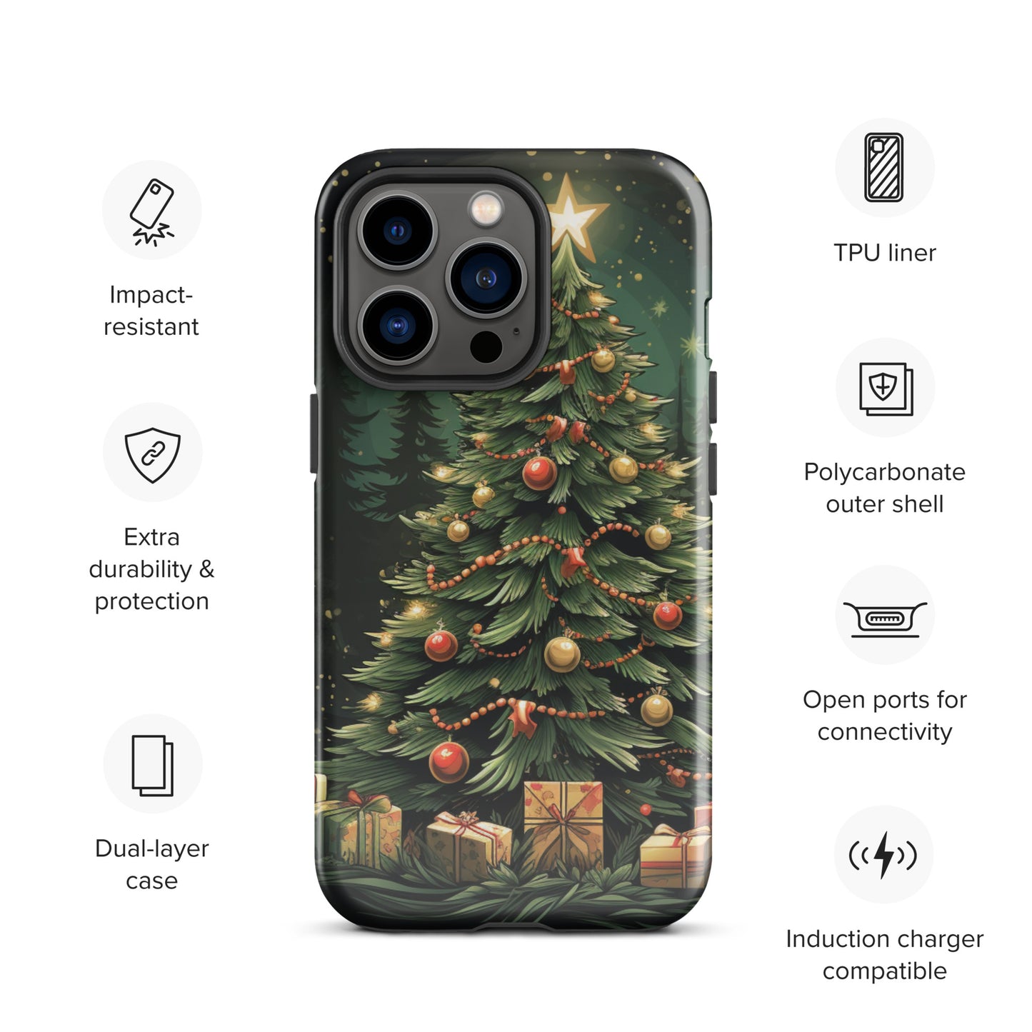 Christmas Tree Tough Case for iPhone®