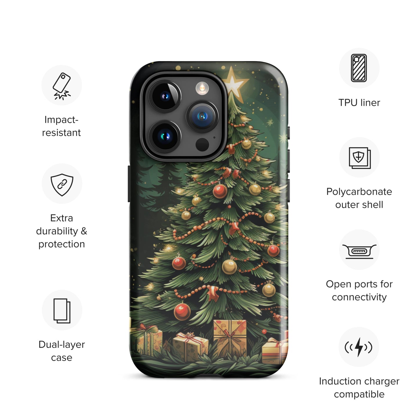 Christmas Tree Tough Case for iPhone®