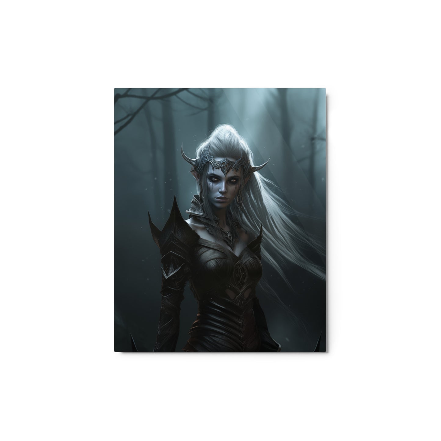 Dark Elf Metal print