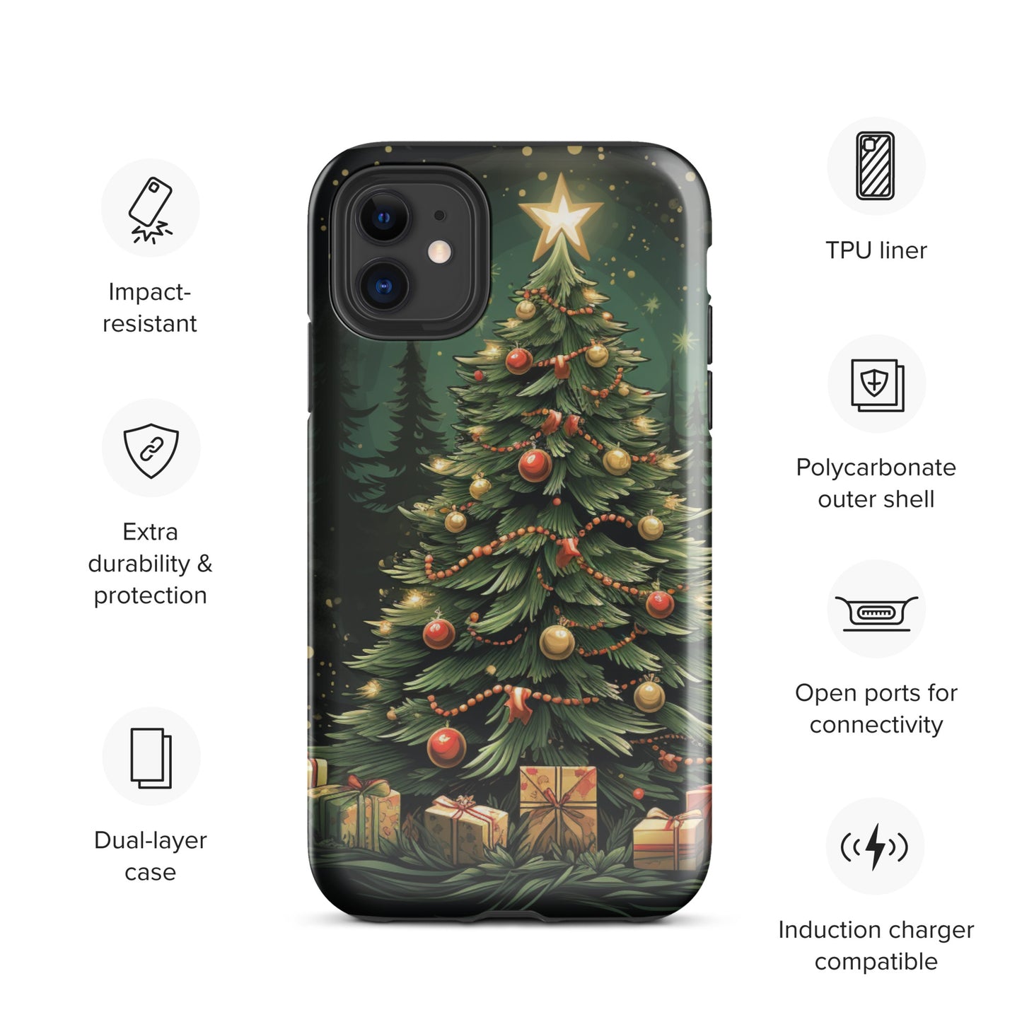 Christmas Tree Tough Case for iPhone®