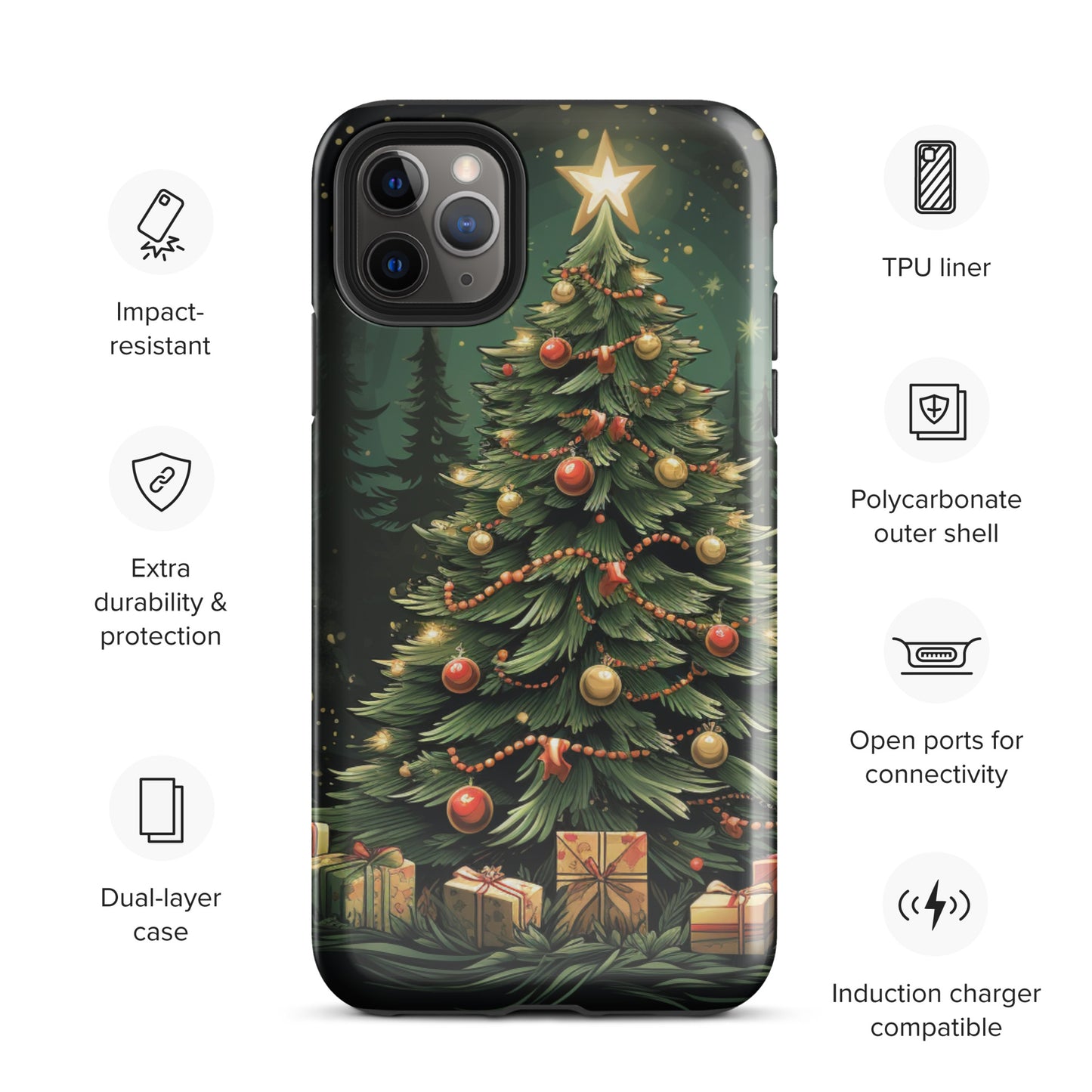 Christmas Tree Tough Case for iPhone®