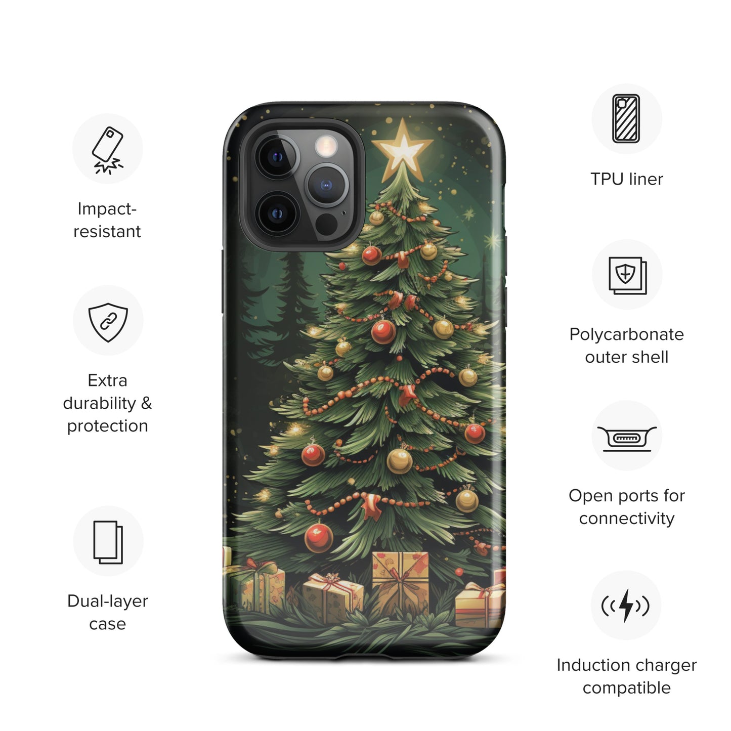 Christmas Tree Tough Case for iPhone®