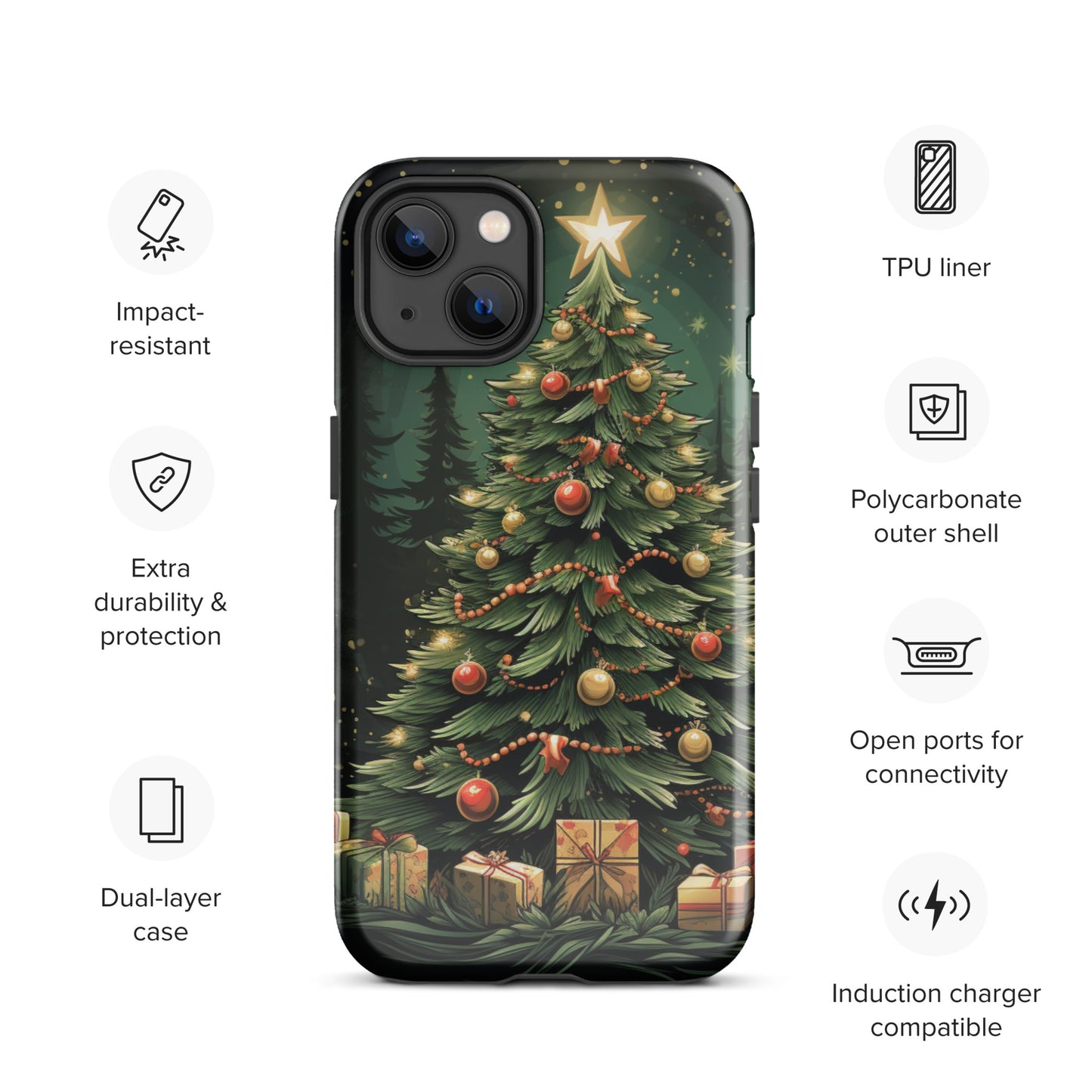 Christmas Tree Tough Case for iPhone®