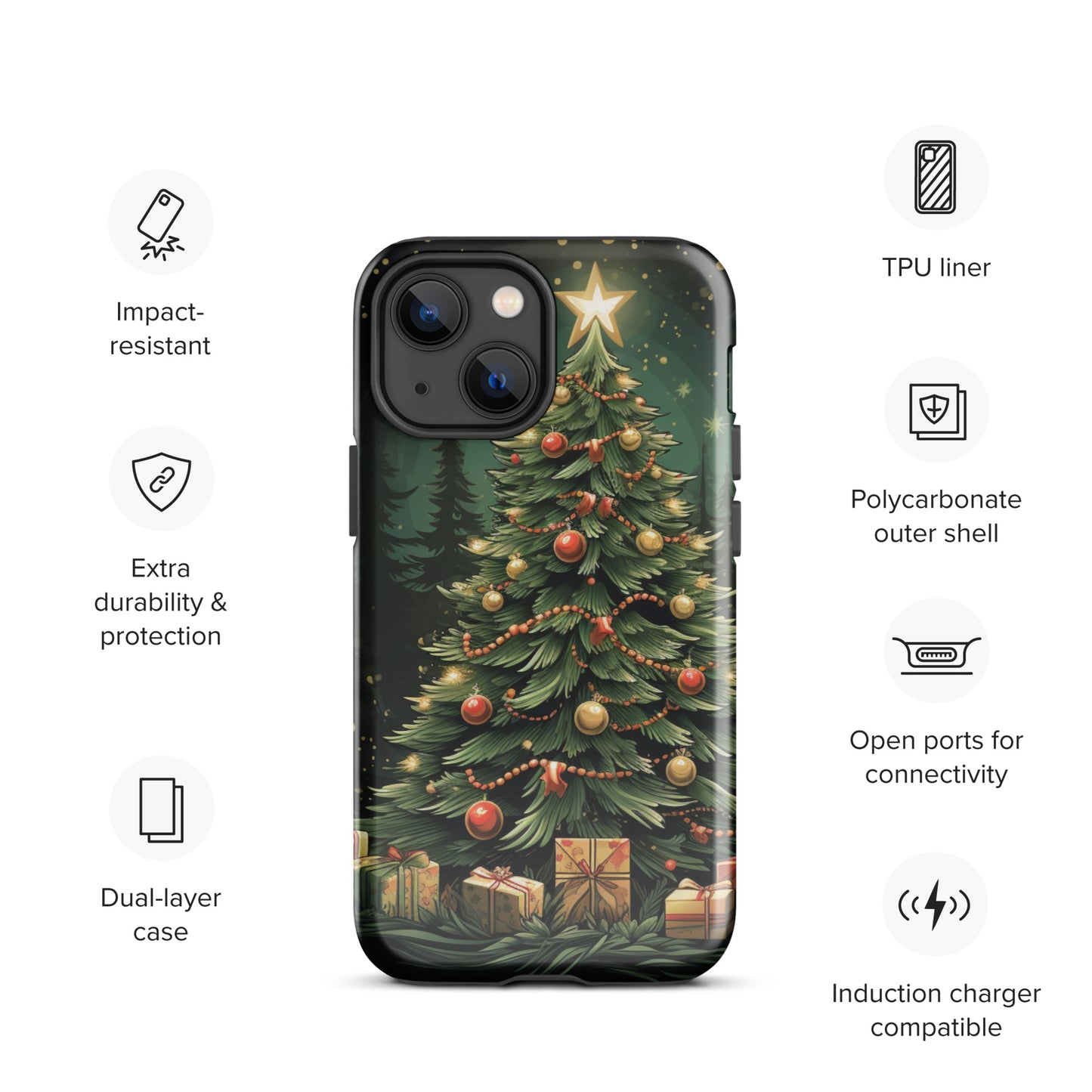 Christmas Tree Tough Case for iPhone®