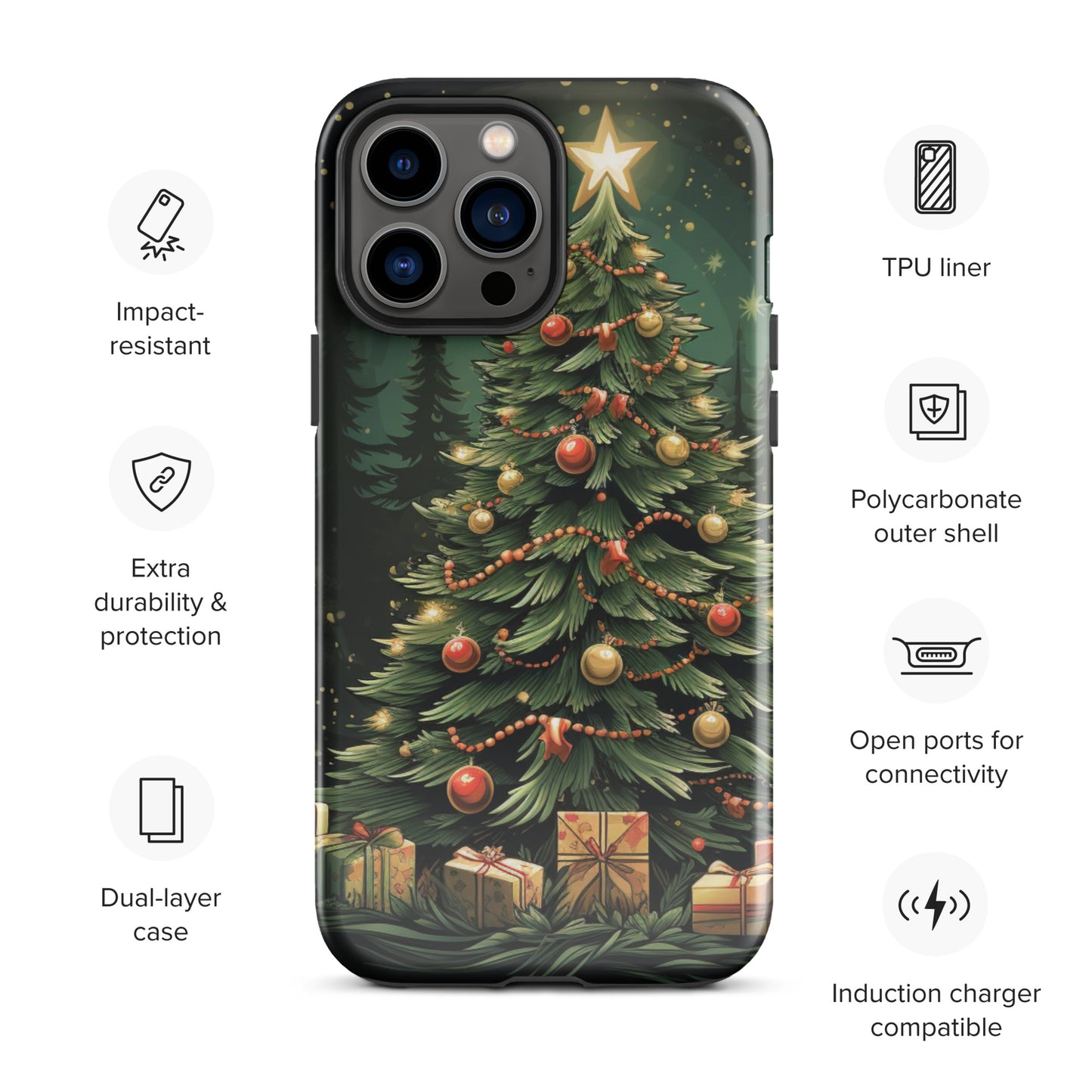 Christmas Tree Tough Case for iPhone®