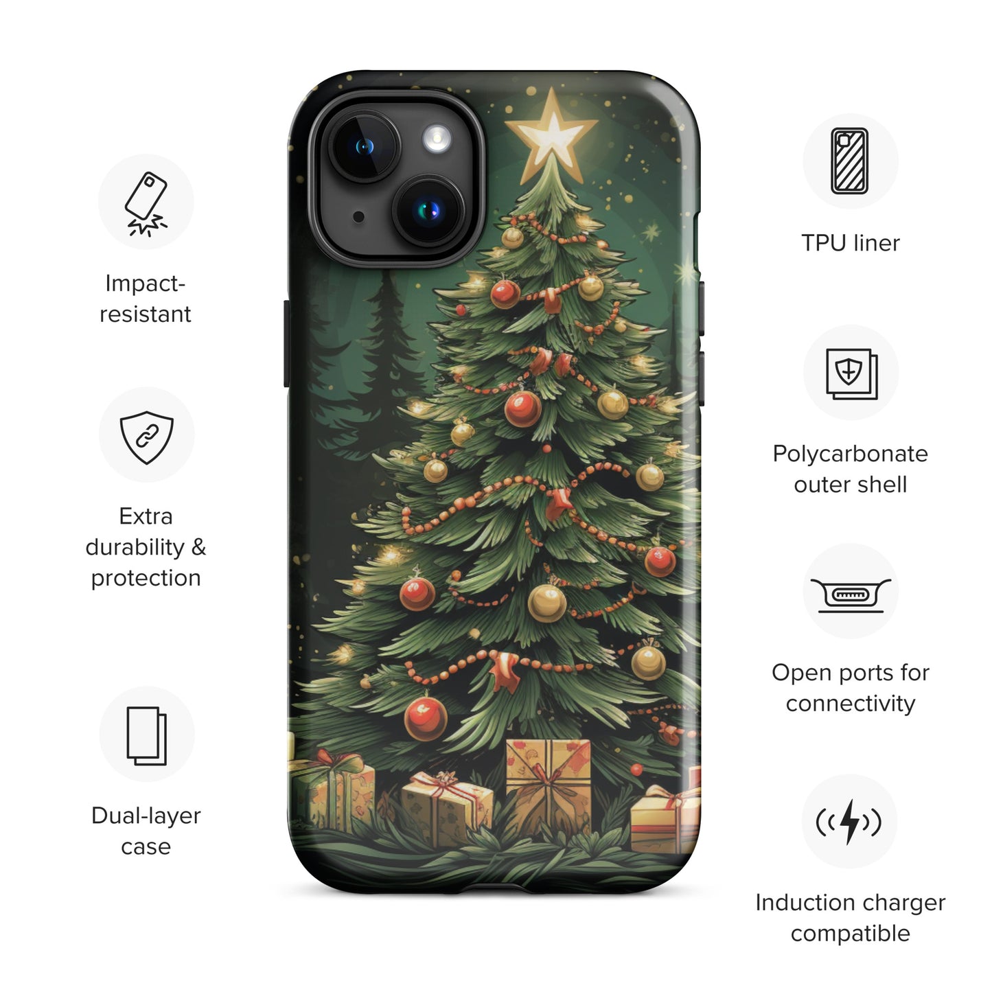 Christmas Tree Tough Case for iPhone®