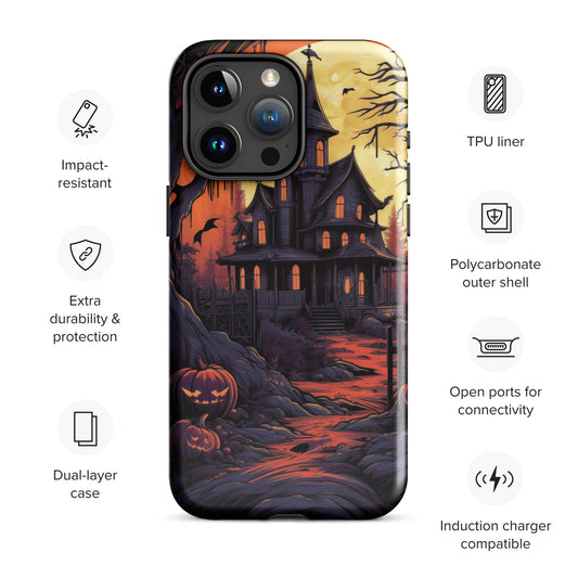 Spooky Mansion Tough Case for iPhone®