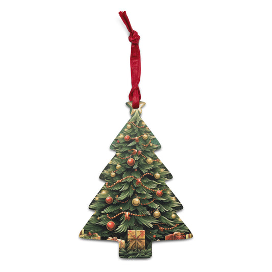 Christmas Tree Wooden Ornaments